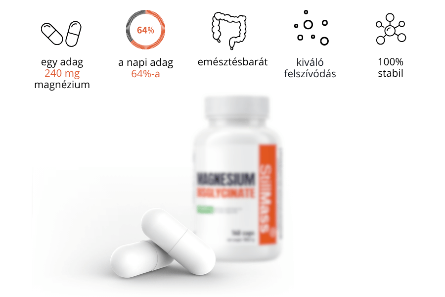 Magnézium Biszglicinát 240mg egy adagban