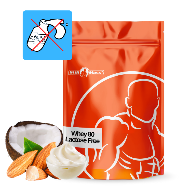 Whey 80 Lactose free 1 kg |Almond/coconut/cream