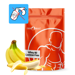 Whey 80 lactose free 2kg |Banana