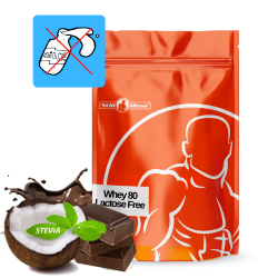 Whey 80 lactose free 1 kg stevia |Choco/Coconut