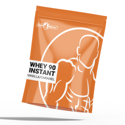 Whey Protein Isolate instant 90% 1kg - Vanilla/Caramel