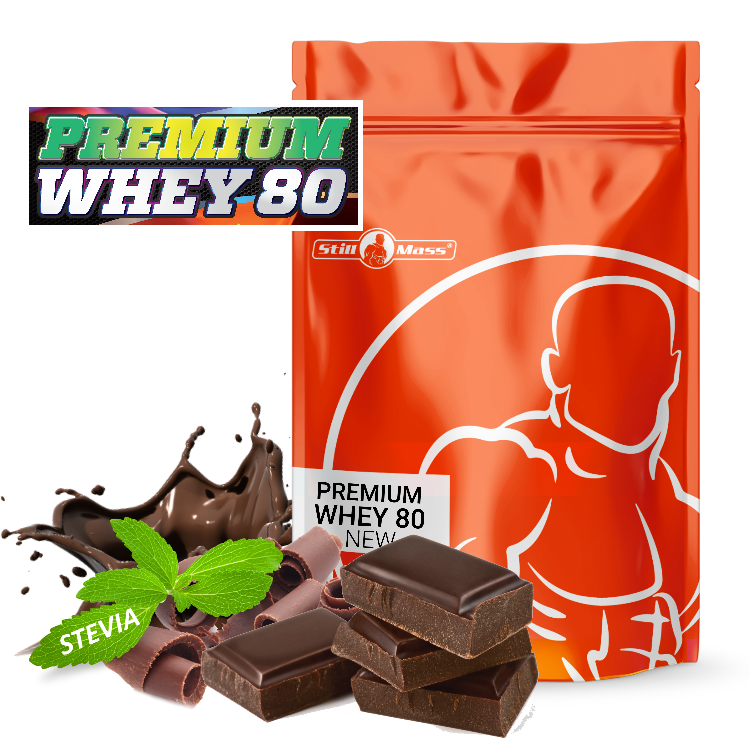Premium whey  80 stevia 1 kg |Chocolate 